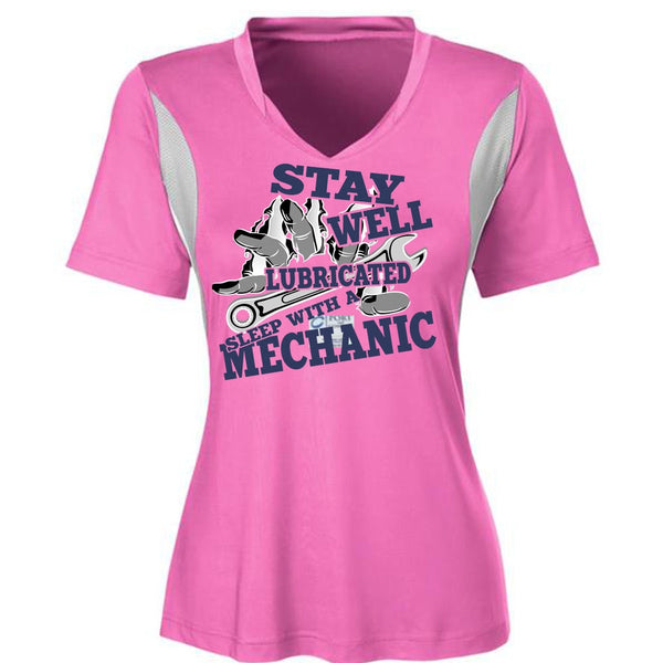 Stay Well Lubricated Sleep With A Mechanic T Shirt, I Love Mechanic T Shirt, Awesome T-Shirts