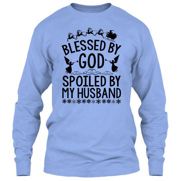 Blessed By God T Shirt, Merry Christmas Gift T Shirt