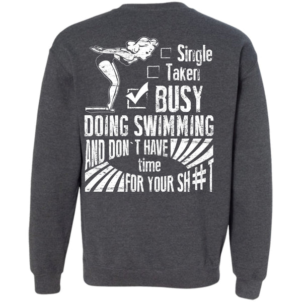 Being A Swimmer T Shirt, I Love Swimmer Sweatshirt