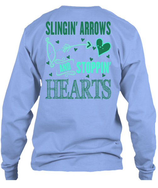 Slinging Arrows And Stopping Hearts T Shirt, Being A Husband T Shirt