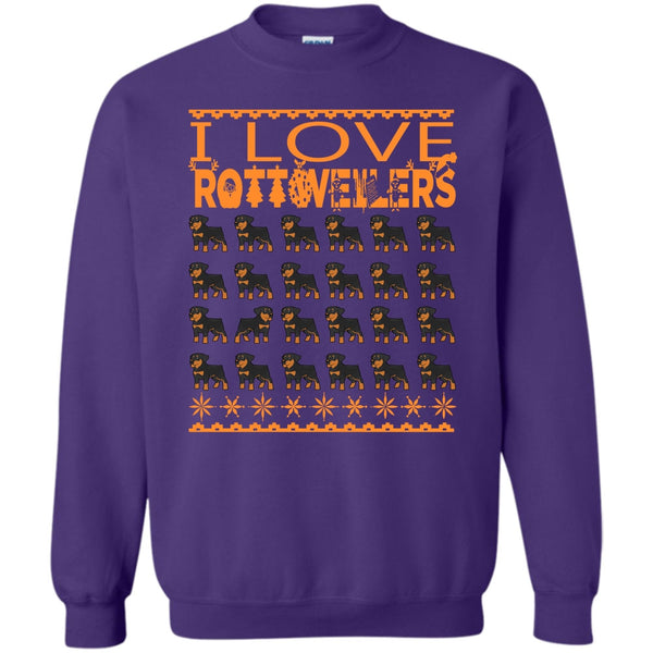 Coolest Rottwellers Lover T Shirt, Rottwellers Merry Christmas Sweatshirt