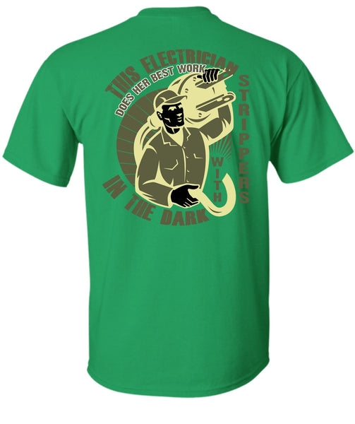 This Is Electrician T Shirt, In The Dark T Shirt