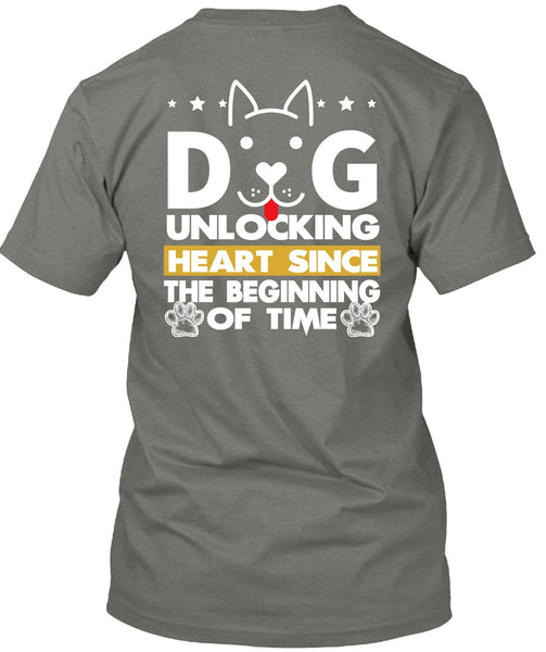 Dog Unlocking Heart T Shirt, My Favorite T Shirt