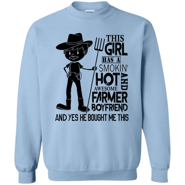 Gift Farmer T Shirt, Awesome Farmer Boyfriend Sweatshirt