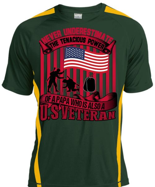 Papa Who Is Also A US Veteran T Shirt, Being A Veteran T Shirt, Cool Shirt