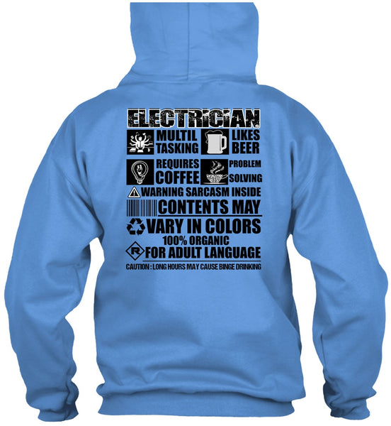 Electrician Multi-tasking T Shirt, I Love Electrician T Shirt