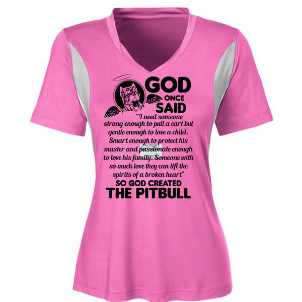 God Created The Pit Bull T Shirt, I Love Dog T Shirt, Awesome T-Shirts