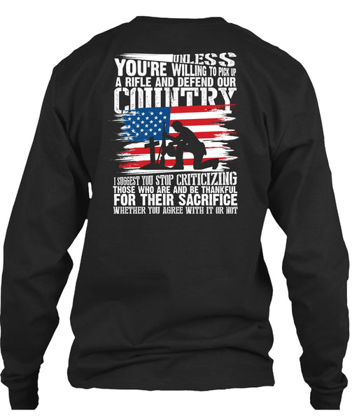 Defend Our Country T Shirt, Being A Veteran T Shirt