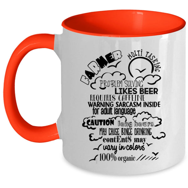 Awesome Farmers Coffee Mug, Farmer Accent Mug