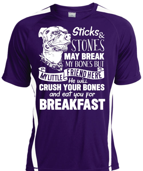 You For Breakfast T Shirt, Sticks And Stones May Break T Shirt, Cool Shirt