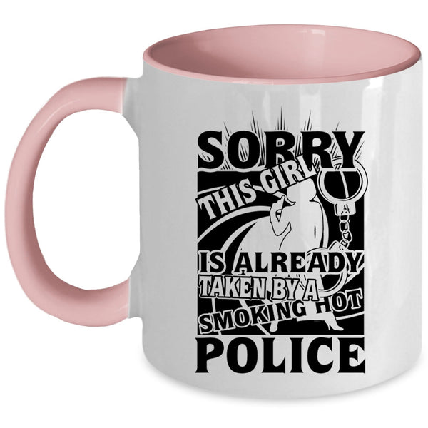 Cool Wife Coffee Mug, This Girl Is Already Taken By A Hot Police Accent Mug