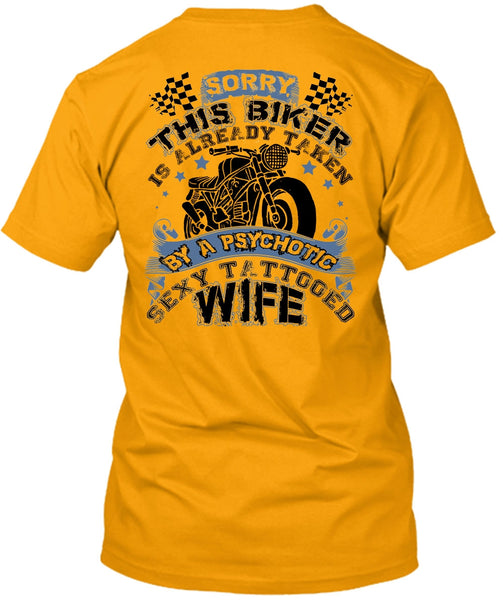 Tattooed Wife T Shirt, I Love Biker T Shirt
