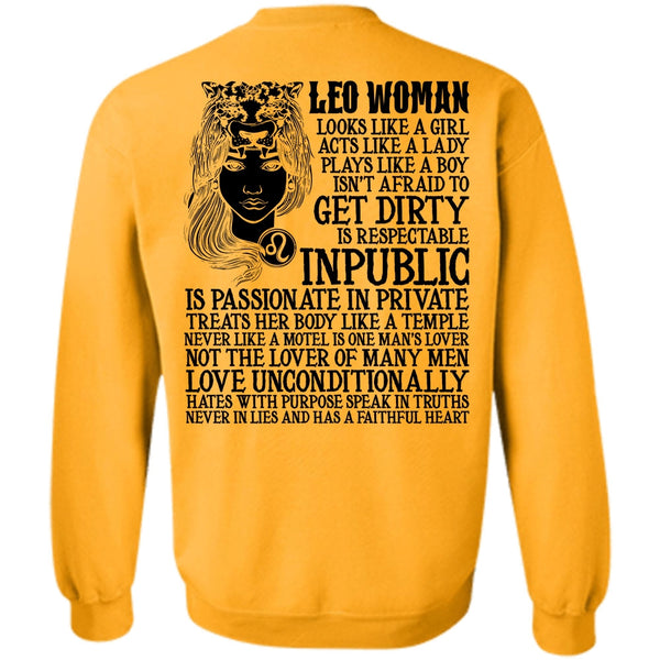 I Love Leo T Shirt, Leo Woman Sweatshirt
