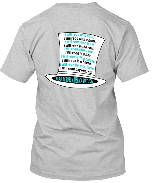 The Cat in the Hat T Shirt, I Will Read With A Goat T Shirt, Read Across America Day 2018 T Shirt