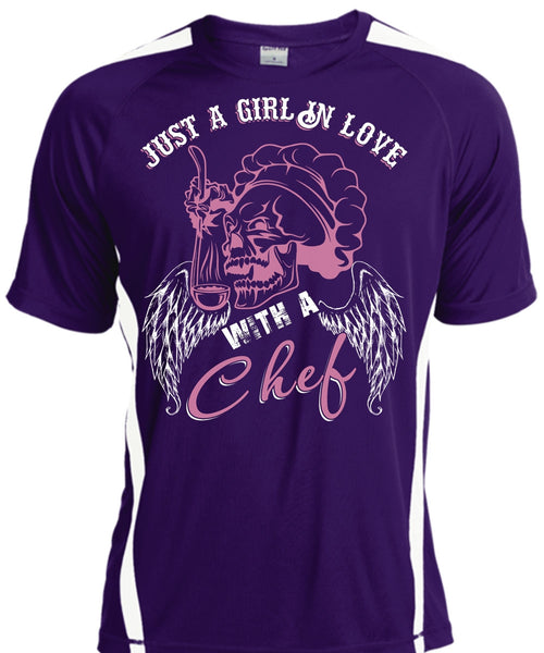 Just A Girl In Love With A Chef T Shirt, Being A Chef T Shirt, Cool Shirt