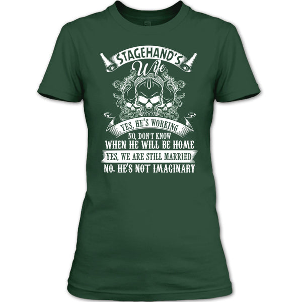Stagehand's Wife T Shirt, I Love My Stagehand T Shirt