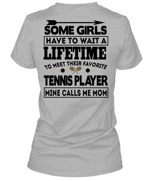 Mine Calls Me Mom T Shirt, I Love Tennis T Shirt