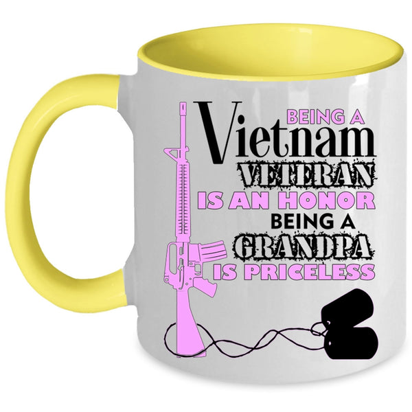 Being A Grandpa Coffee Mug, Being A Vietnam Veteran Accent Mug