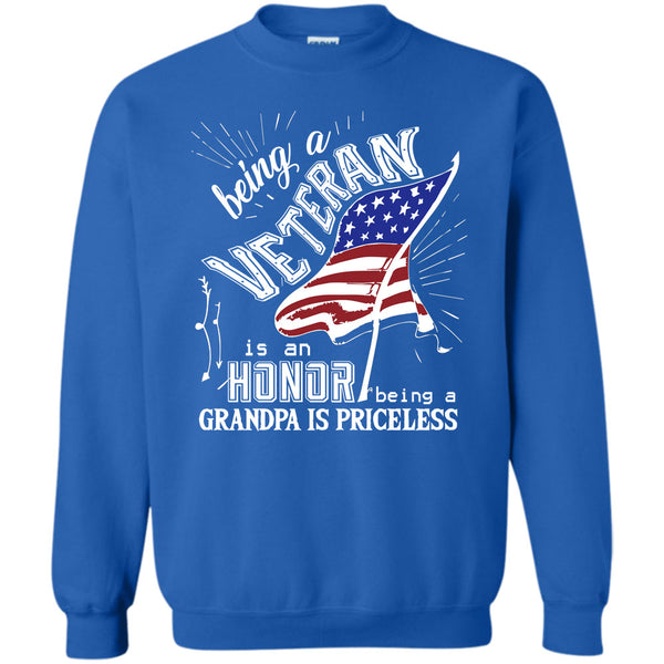 Being A Grandpa Is Princess T Shirt, Coolest Veteran Grandpa Sweatshirt