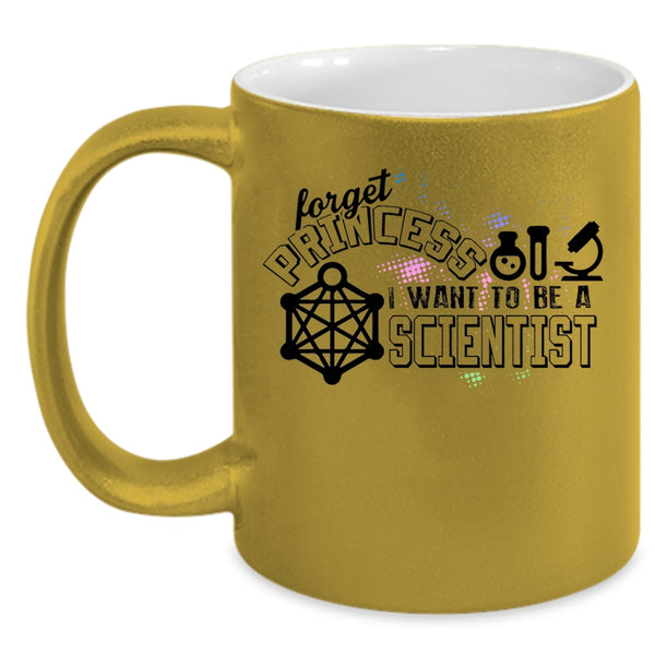 Cute Scientist Coffee Mug, I Want To Be A Scientist Accent Mug