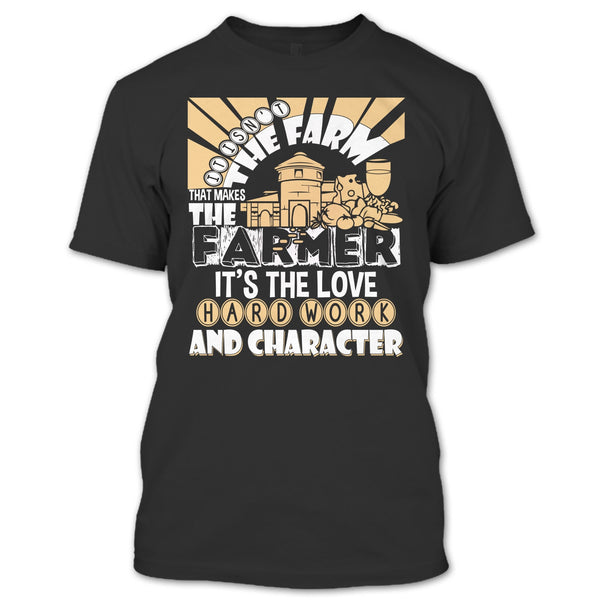 A black t-shirt with the shopify logo