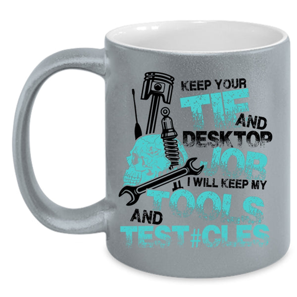 Cool Gift For My Husband Coffee Mug, Funny Mechanics Accent Mug