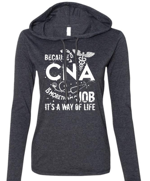 Being A CAN Is More Than A Job T Shirt, Being A Doctor T Shirt (Anvil Ladies Ringspun Hooded)