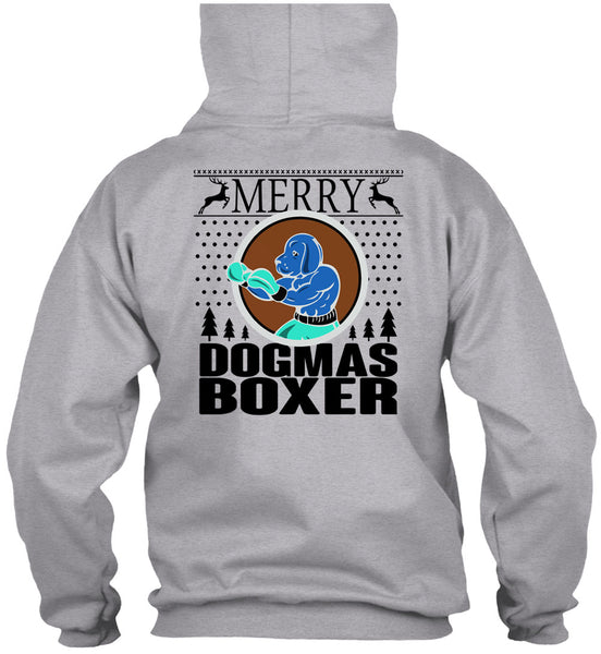 Merry Dogmas Boxer T Shirt, Happy New Year T Shirt