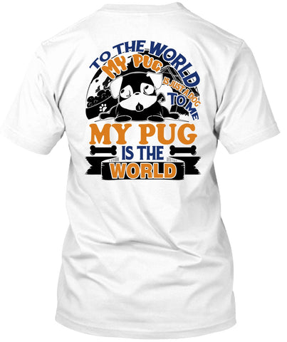 A black t-shirt with the shopify logo