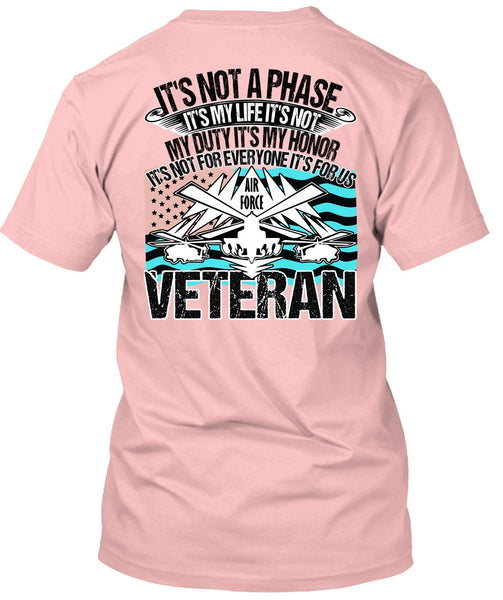 Air Force Veteran T Shirt, I Love Veteran T Shirt