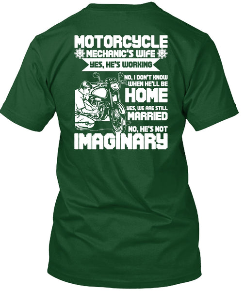 Motorcycle Mechanic's Wife T Shirt, We Are Still Married T Shirt