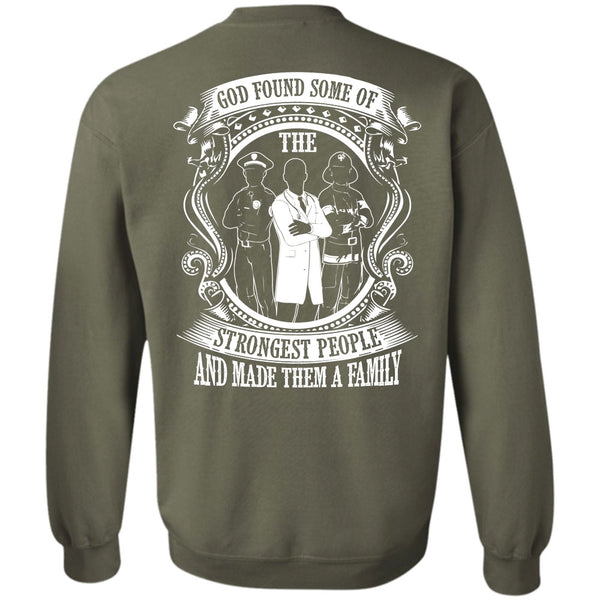 Made Them A Family T Shirt, I Love Police Sweatshirt