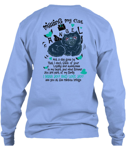 Missing My Cat Angel T Shirt, I Love My Cat T Shirt