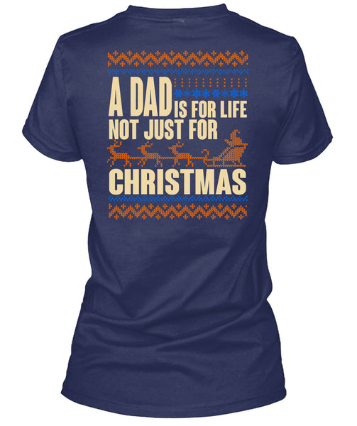 A Dad Is For Life Not Just For Christmas T Shirt, This Girl Loves Christmas T Shirt