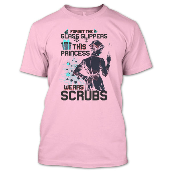 Forget The Glass Slippers T Shirt, Coolest Nurse Merry Christmas T Shirt