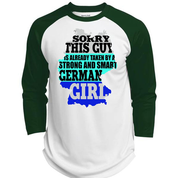 Strong And Smart German Girl T Shirt, I Love Lady T Shirt, Awesome T-Shirts  (Polyester Game Baseball Jersey)