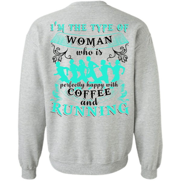 I Love Running T Shirt, Coffee And Running Sweatshirt