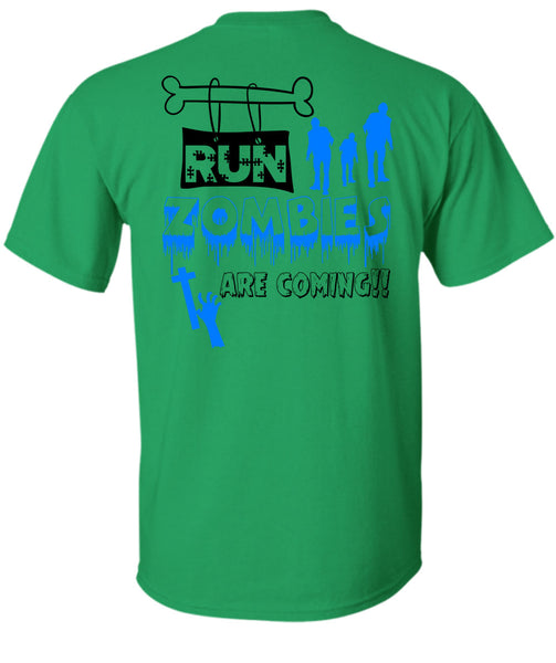 Run Zombies Are Coming T Shirt, Wait For Halloween T Shirt