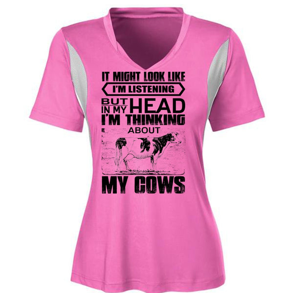 I'm Think About My Cows T Shirt, I Love Farming T Shirt, Awesome T-Shirts