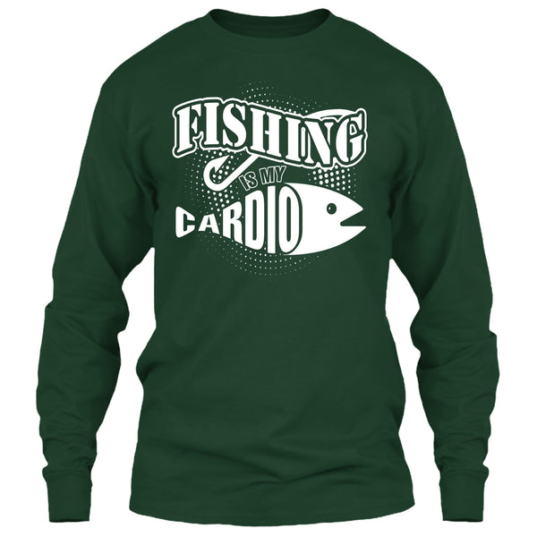 Fishing Is My Cardio T Shirt, Coolest Hooker T Shirt