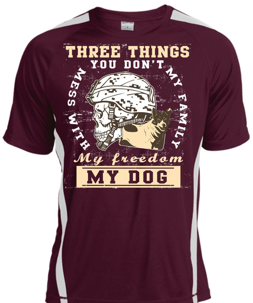 My Family My Freedom My Dog T Shirt, Being A Veteran T Shirt, Cool Shirt