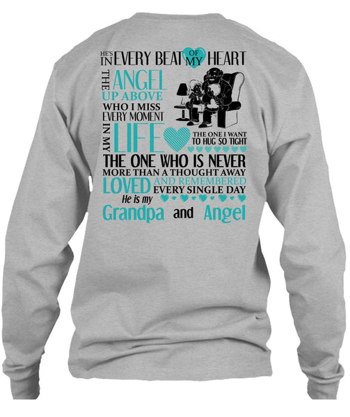 Grandpa And Angel T Shirt, I Love Grandpa T Shirt