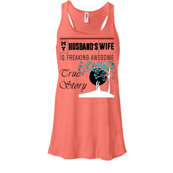 My Husband's Wife T Shirt, Coolest Wife T Shirt, Awesome t-shirts