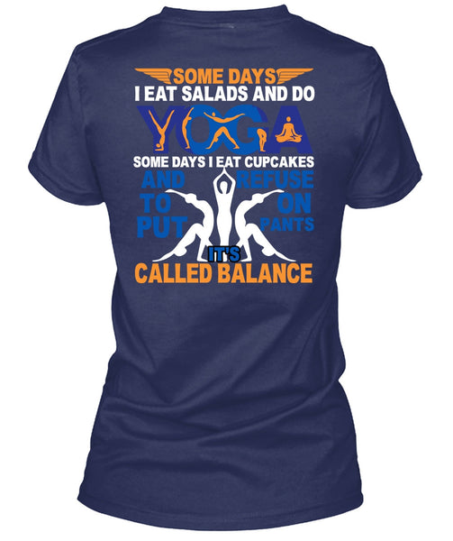 I Eat Salads And Do Yoga T Shirt, I Love Yoga T Shirt
