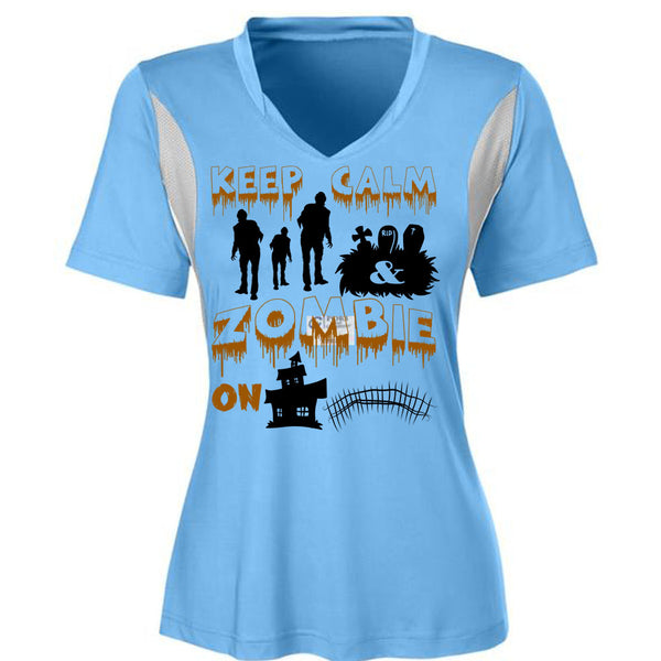 Keep Calm Zombie On T Shirt, Wait For Halloween T Shirt, Awesome T-Shirts