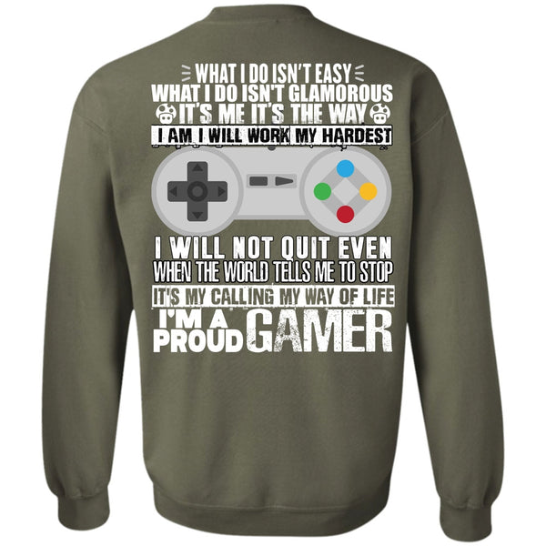 Work My Hardest T Shirt, I Love Gaming Sweatshirt