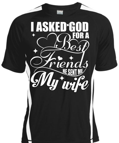 A black t-shirt with the shopify logo