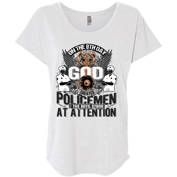 God Created Policemen T Shirt, Being A Police T Shirt, Awesome T-Shirts