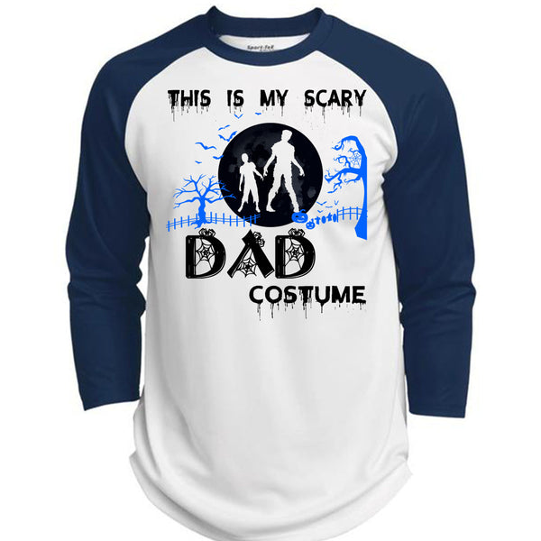 This Is My Scary Dad Costume T Shirt, Wait For Halloween T Shirt, Awesome T-Shirts  (Polyester Game Baseball Jersey)