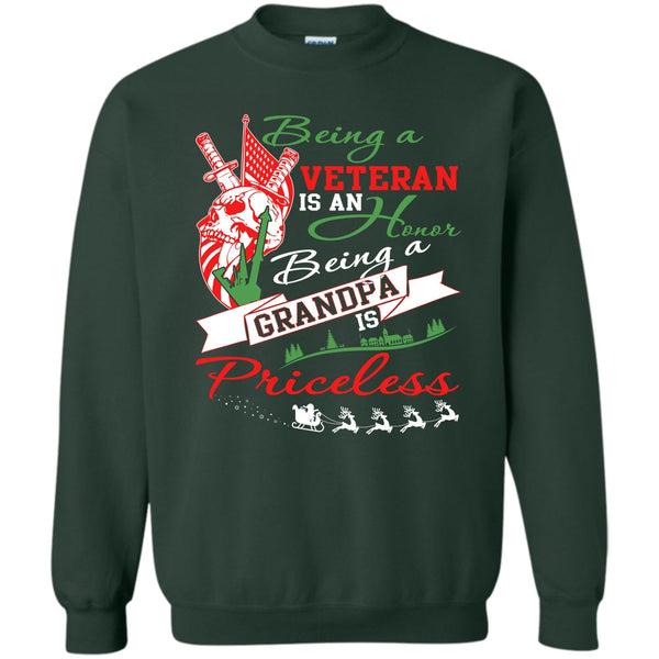 Being A Grandpa Is A Priceless T Shirt, Coolest Veteran Sweatshirt